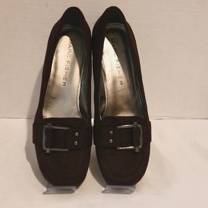Marc Fisher Dark Brown Loafers